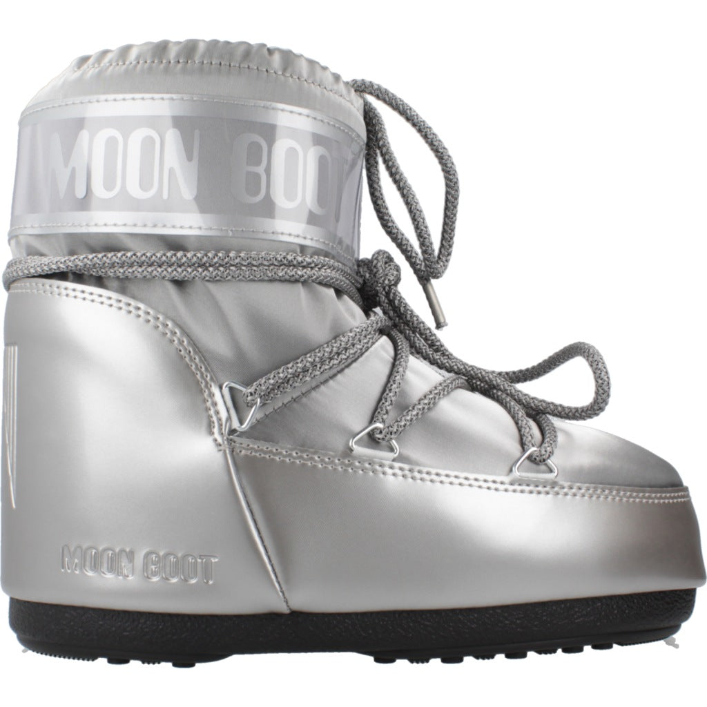 MOON BOOT MB ICON LOW GLANC en color GRIS  (4)