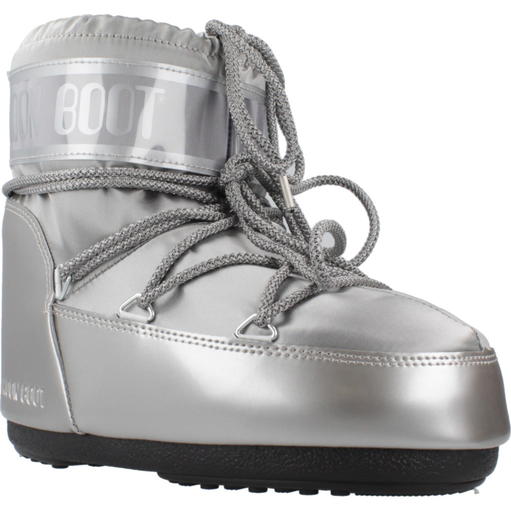 MOON BOOT MB ICON LOW GLANC en color GRIS  (5)