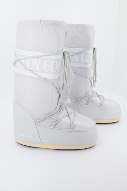 MOON BOOT  ICON NYLON en color GRIS  (1)