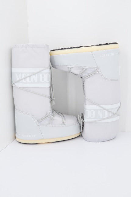 MOON BOOT  ICON NYLON en color GRIS  (2)