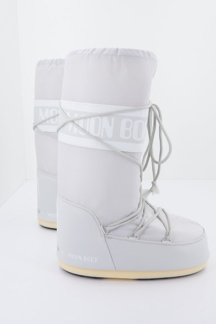 MOON BOOT  ICON NYLON en color GRIS  (4)