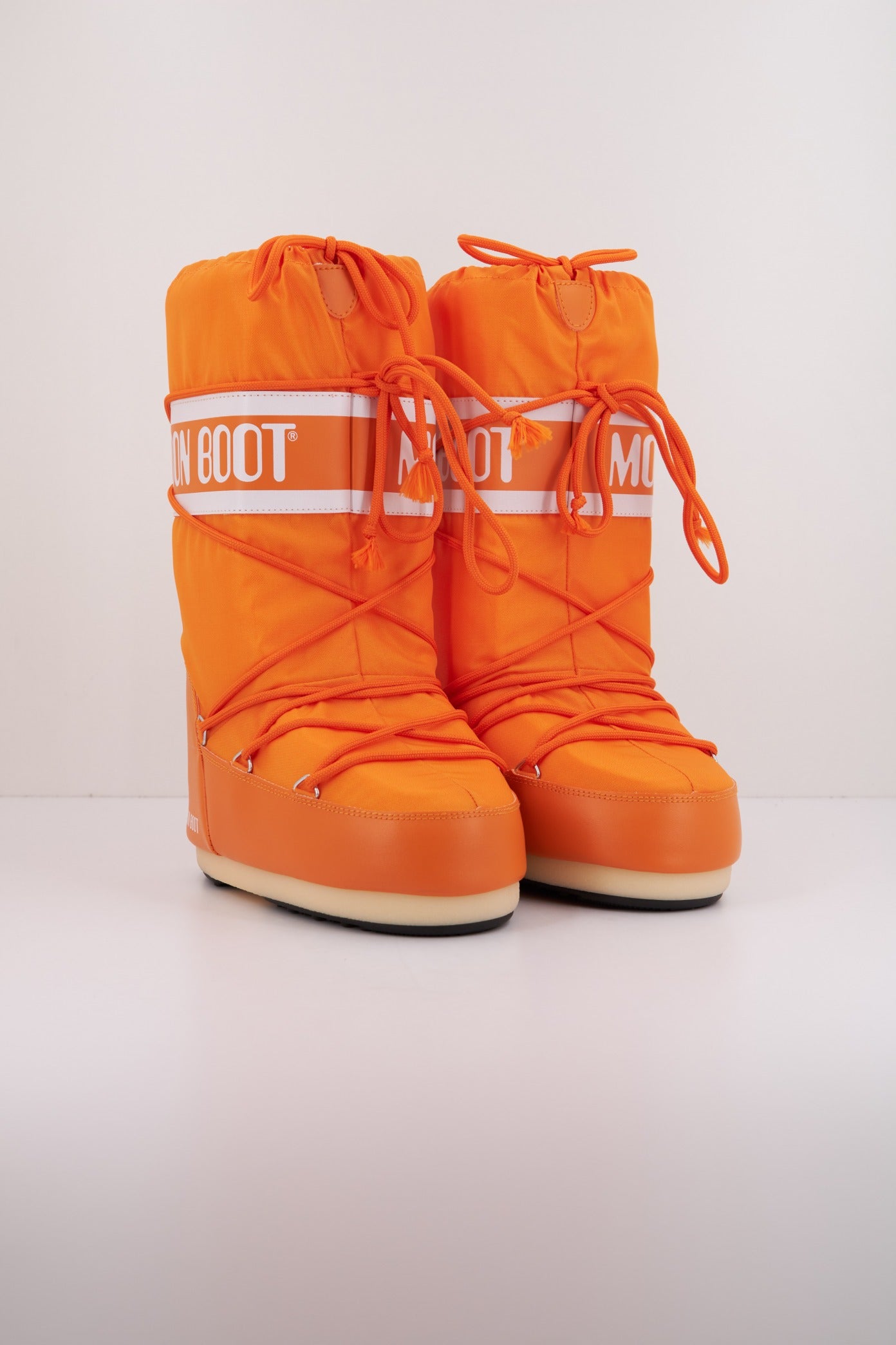 MOON BOOT MB ICON NYLON en color NARANJA  (2)