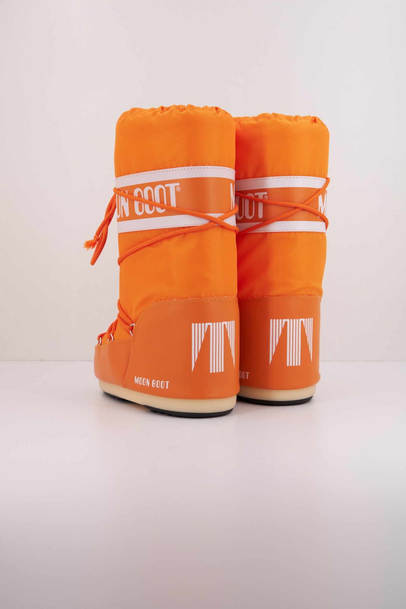 MOON BOOT MB ICON NYLON en color NARANJA  (3)