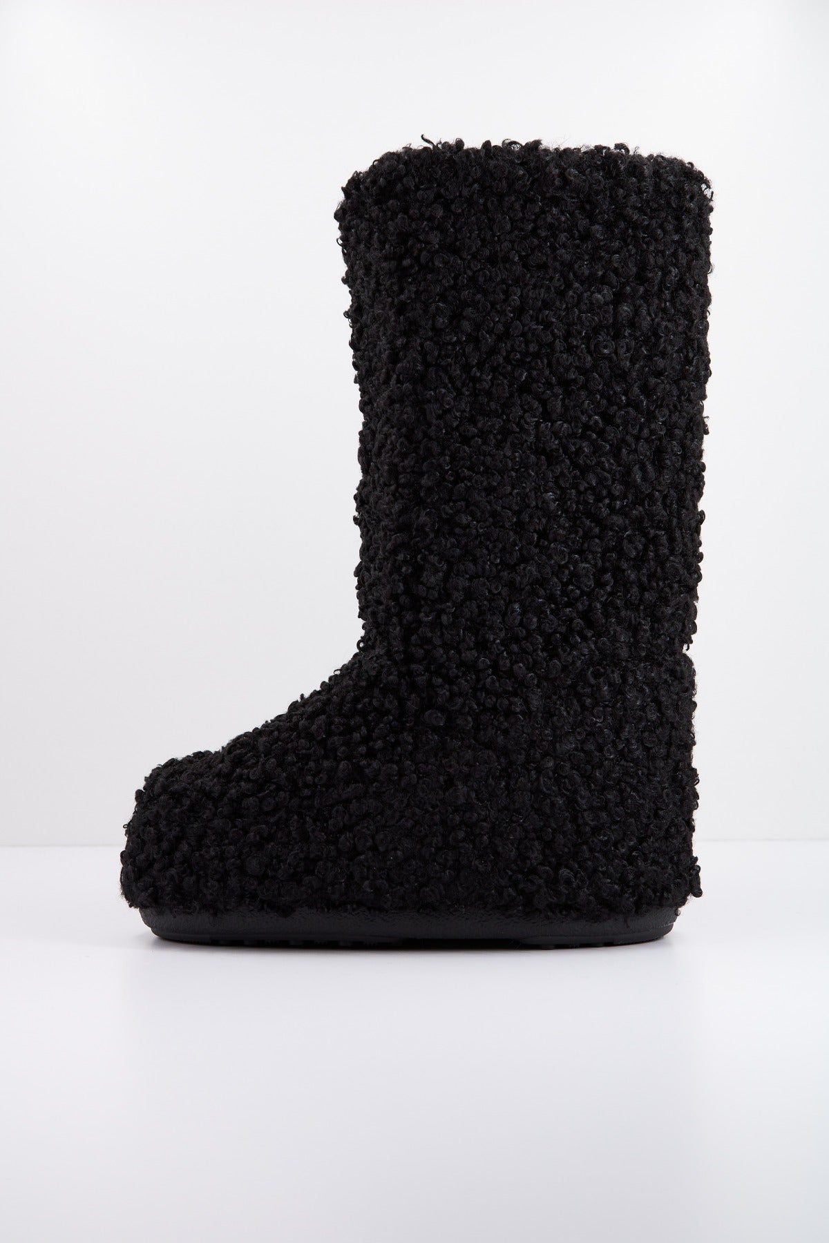 MOON BOOT MB ICON FAUX CURLY en color NEGRO  (1)