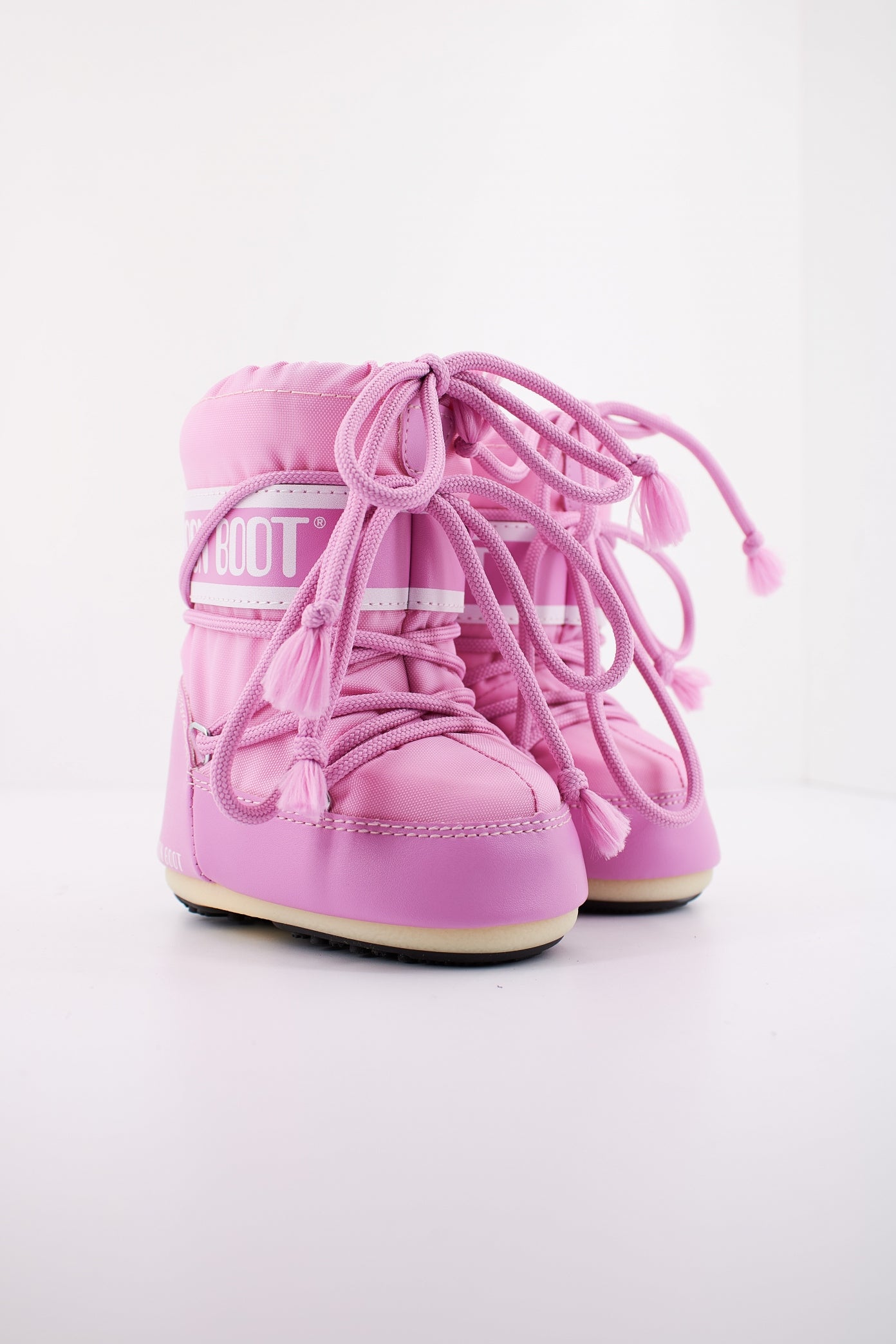 MOON BOOT MB ICON MINI NYLO en color ROSA  (2)