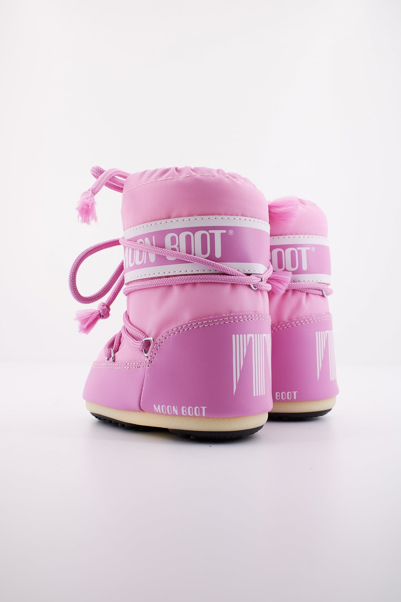 MOON BOOT MB ICON MINI NYLO en color ROSA  (4)