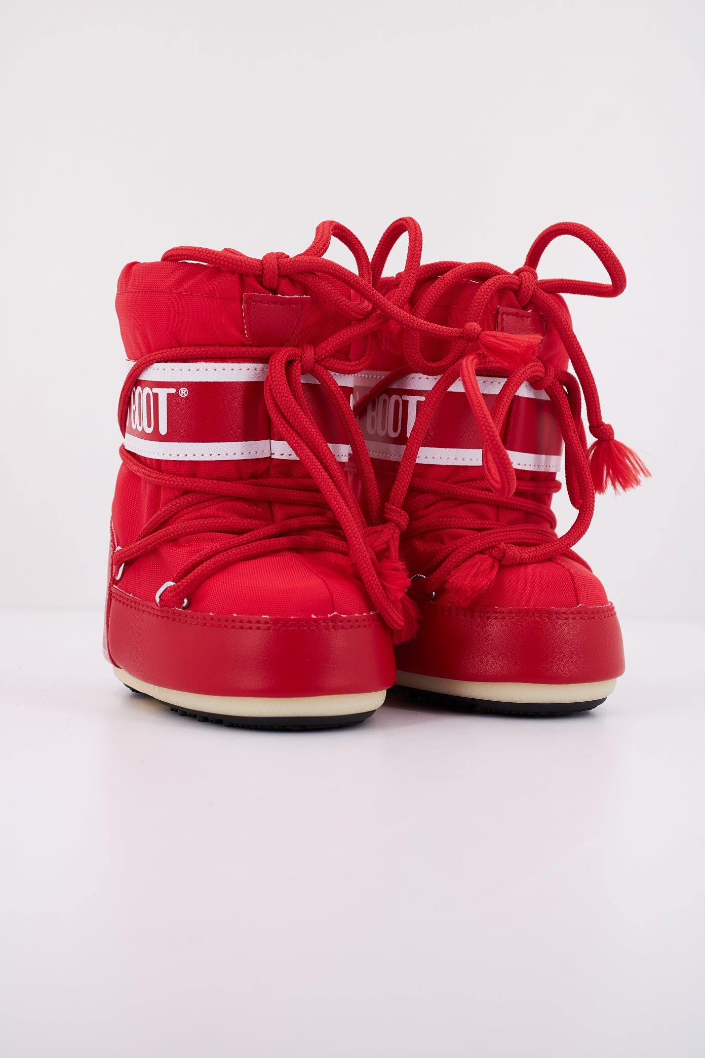 MOON BOOT MB ICON MINI NYLO en color ROJO  (2)