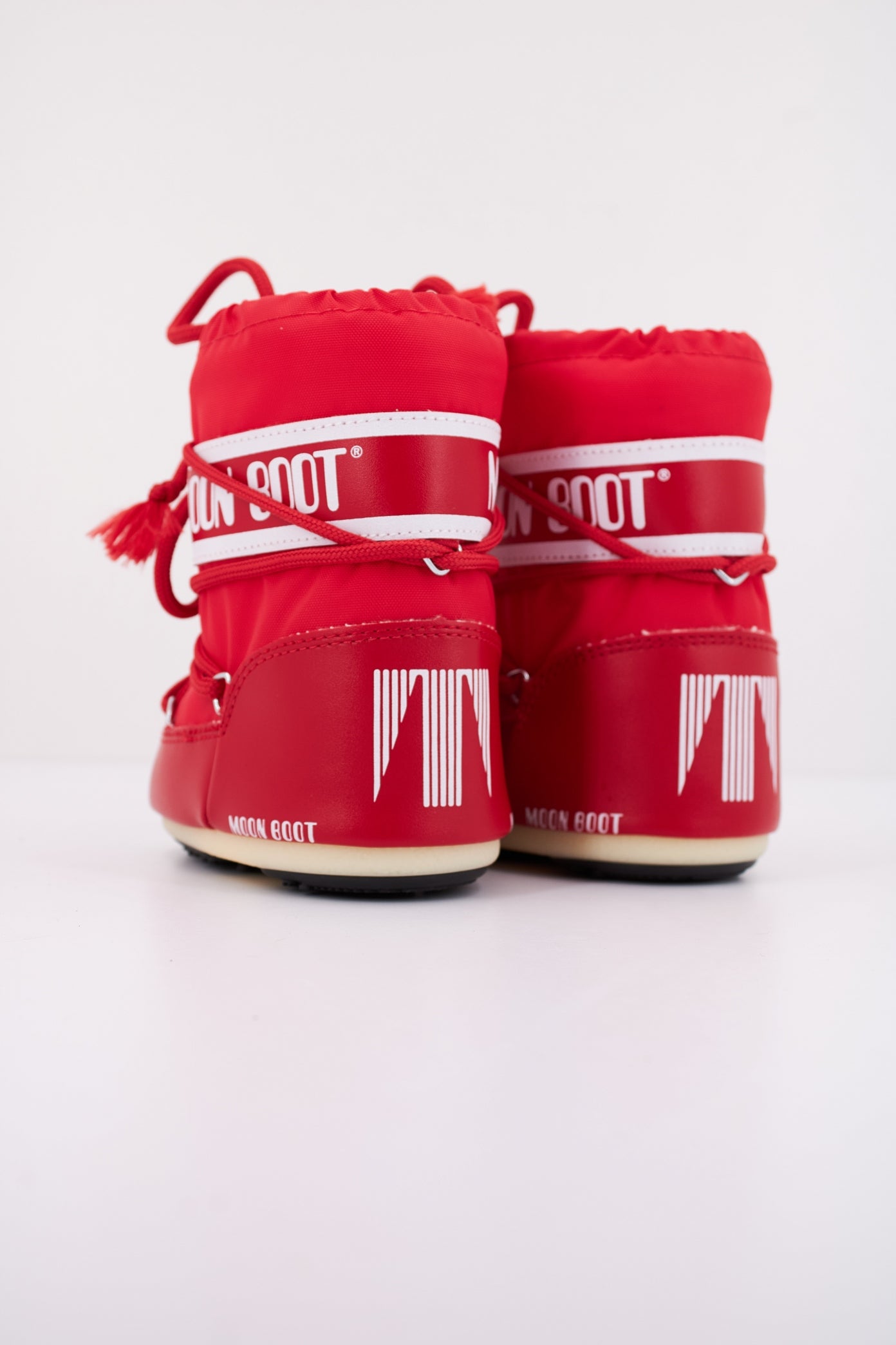 MOON BOOT MB ICON MINI NYLO en color ROJO  (4)