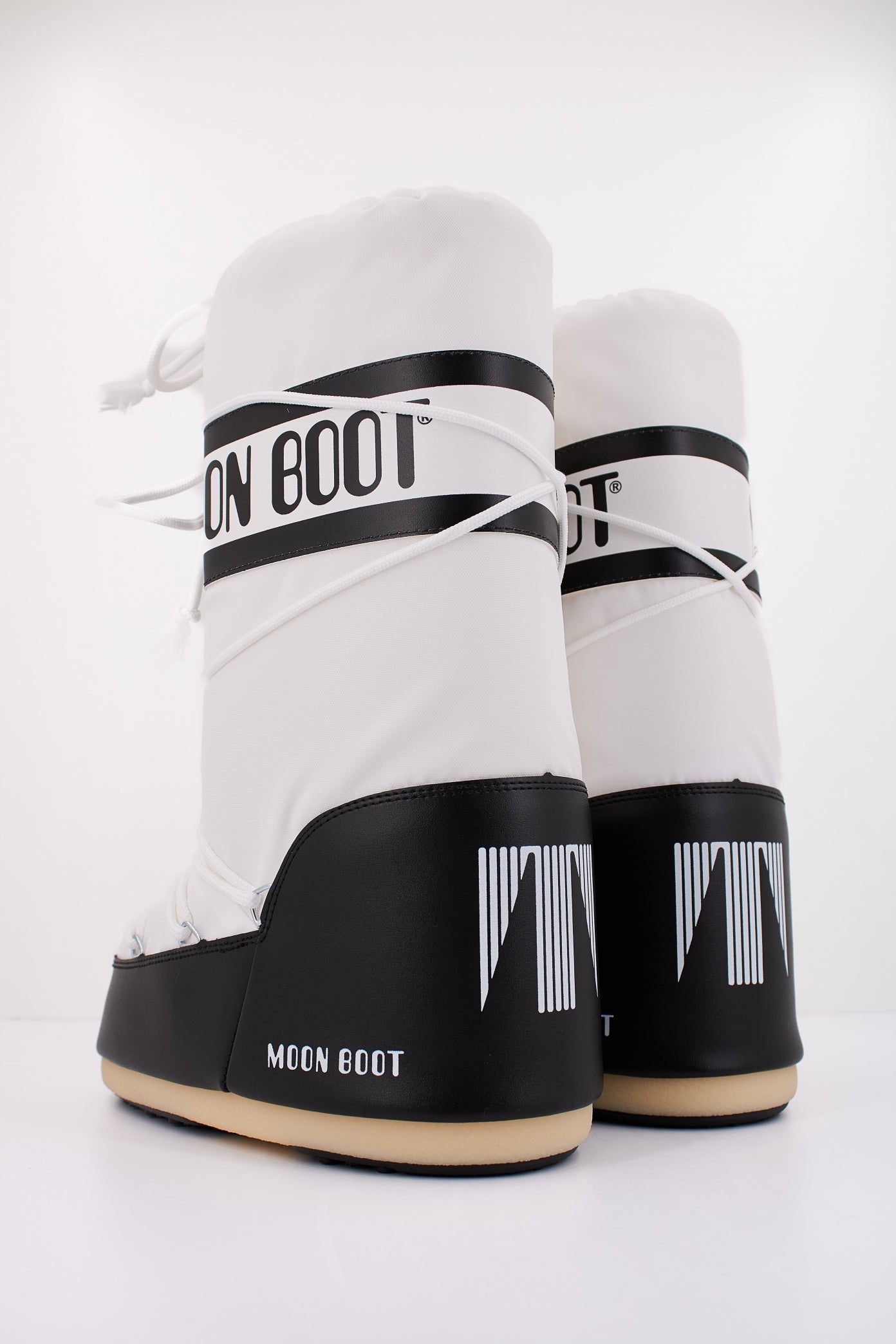 MOON BOOT MB ICON NYLON en color BLANCO  (4)