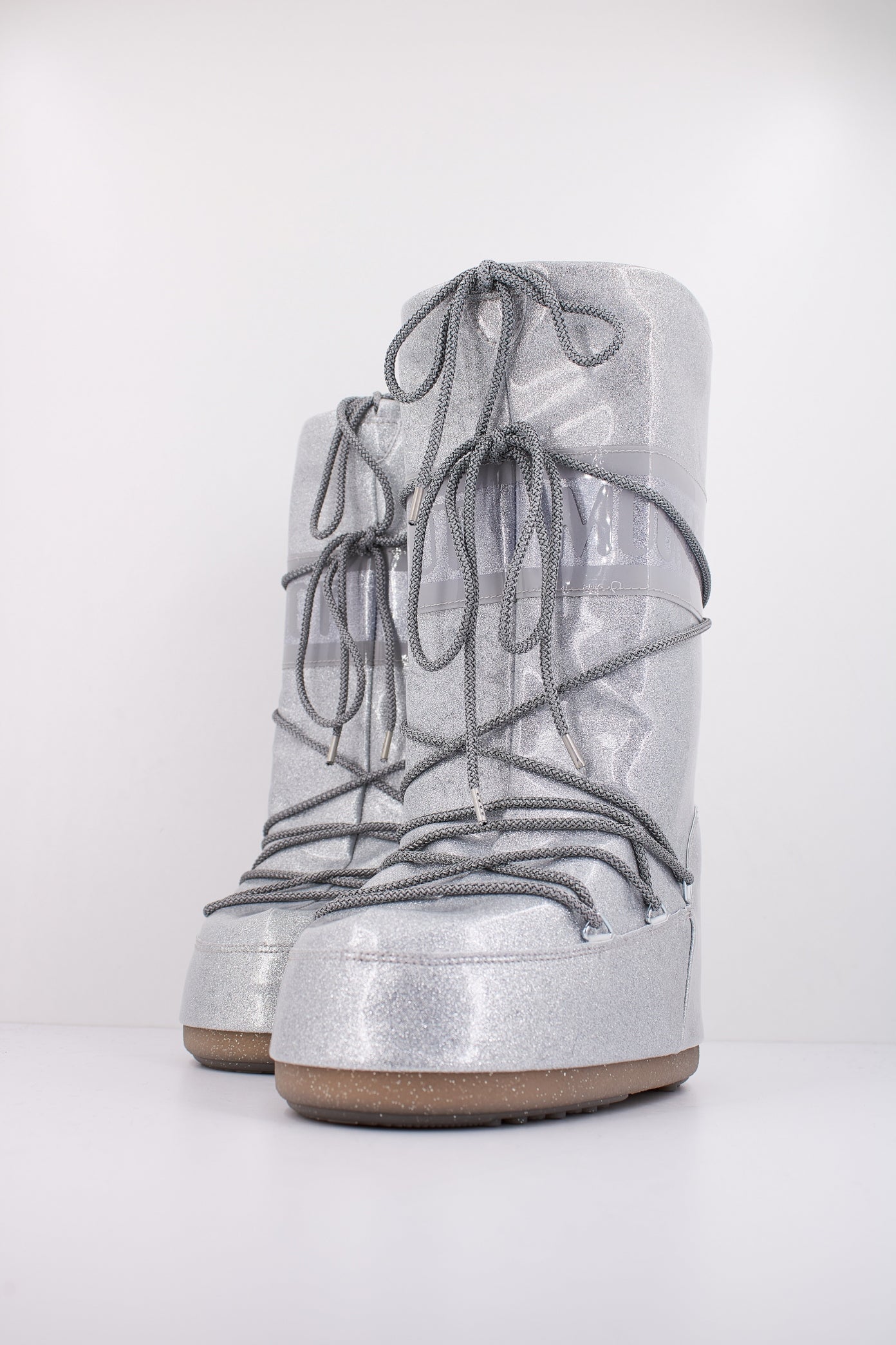 MOON BOOT MB ICON GLITTER en color PLATA  (2)