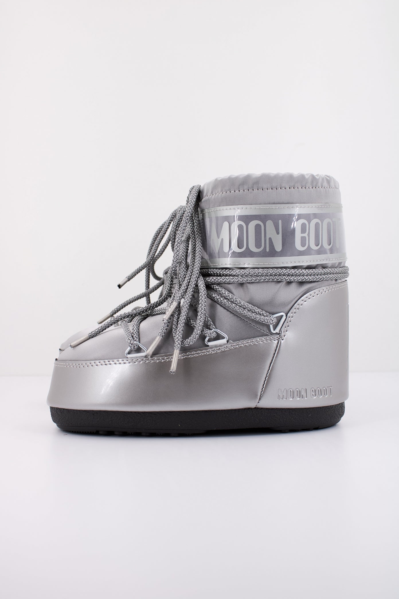 MOON BOOT MB ICON LOW GLAN en color PLATA  (1)