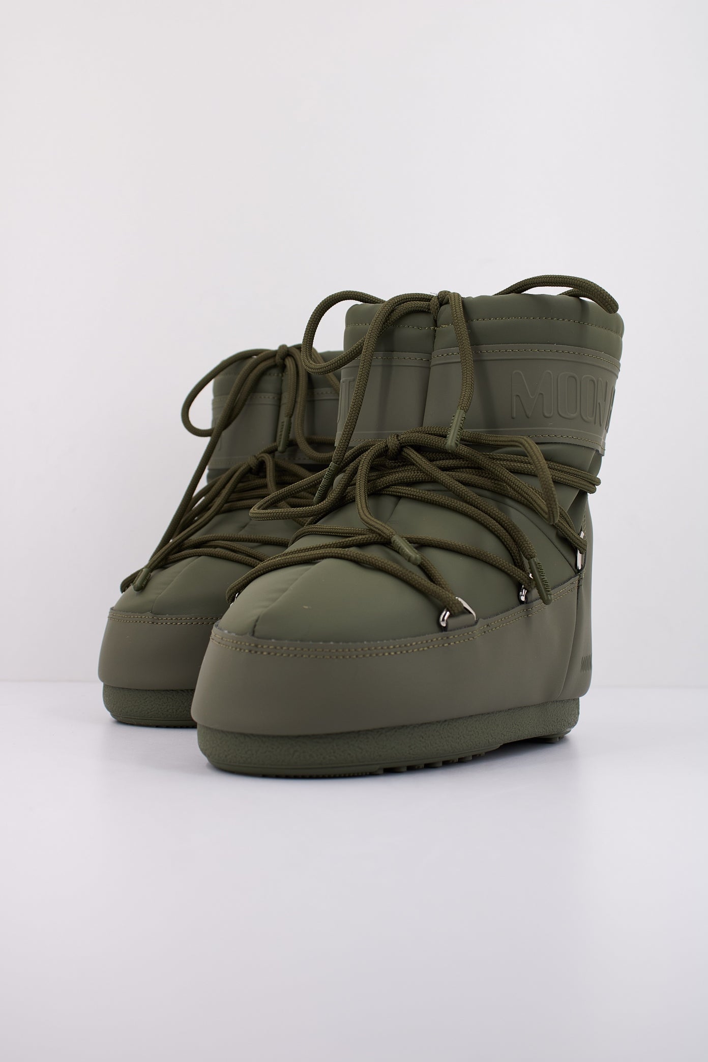 MOON BOOT MB ICON LOW RUBBE en color VERDE  (2)