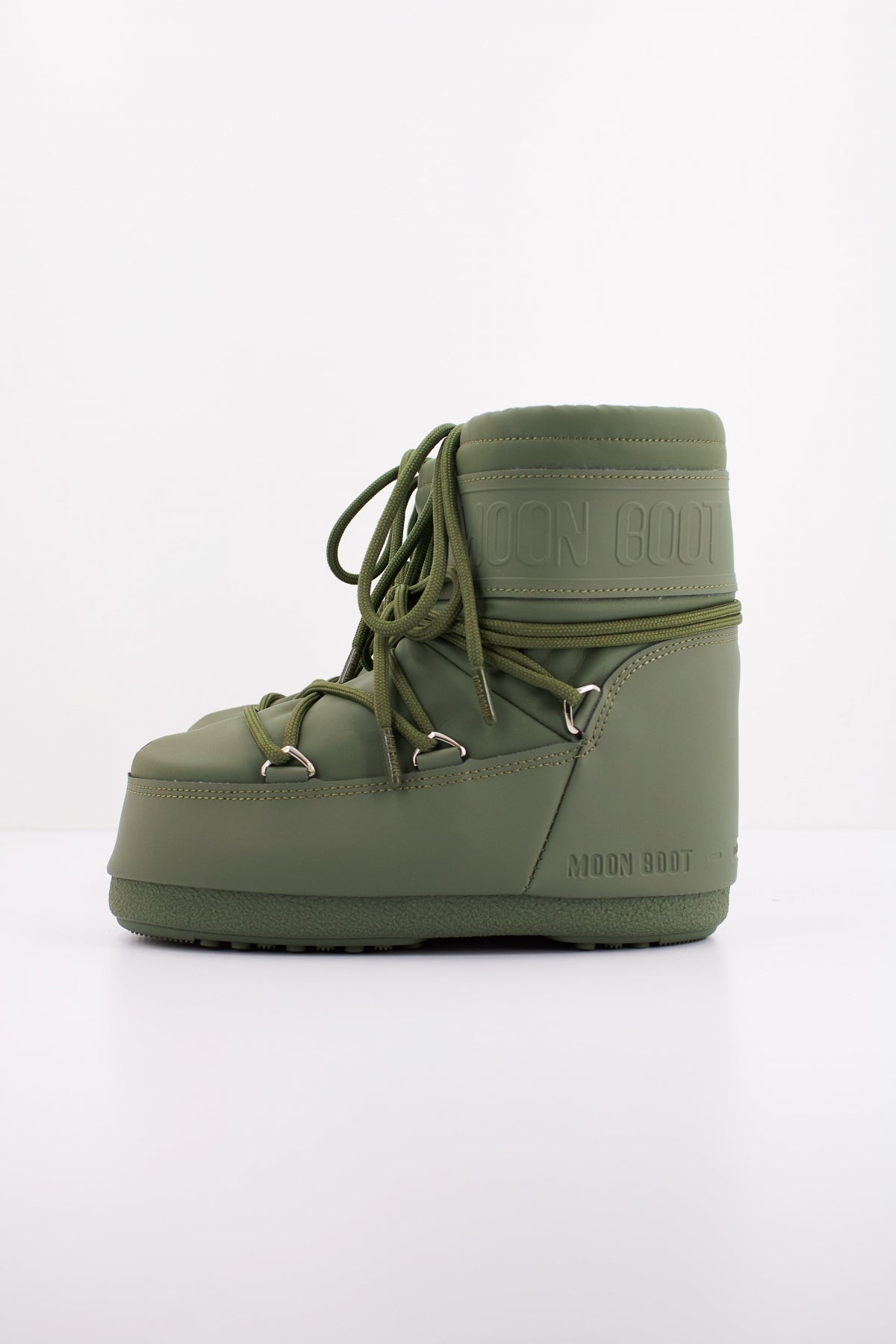 MOON BOOT MB ICON LOW RUBB en color VERDE  (1)