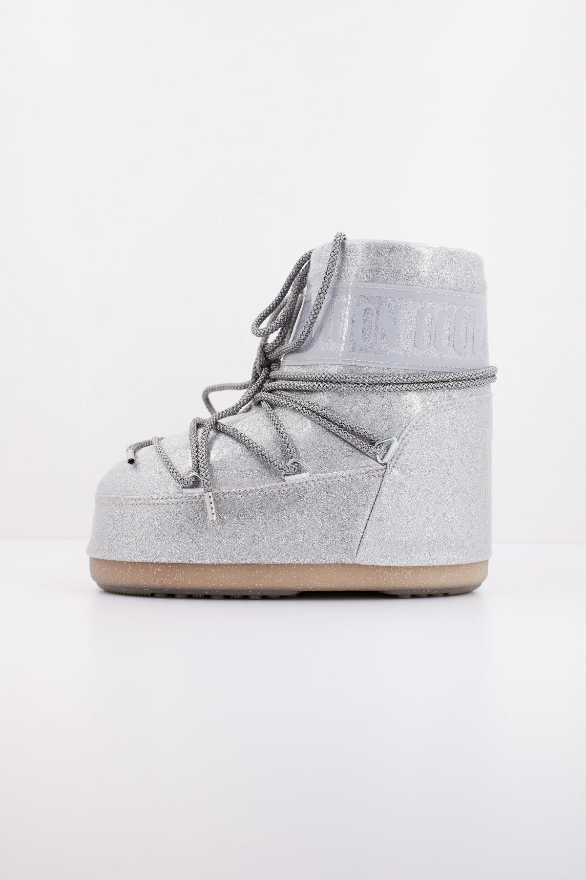 MOON BOOT MB ICON LOW GLIT en color GRIS  (1)