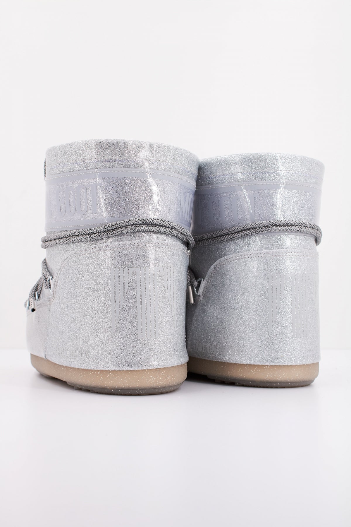 MOON BOOT MB ICON LOW GLIT en color GRIS  (4)