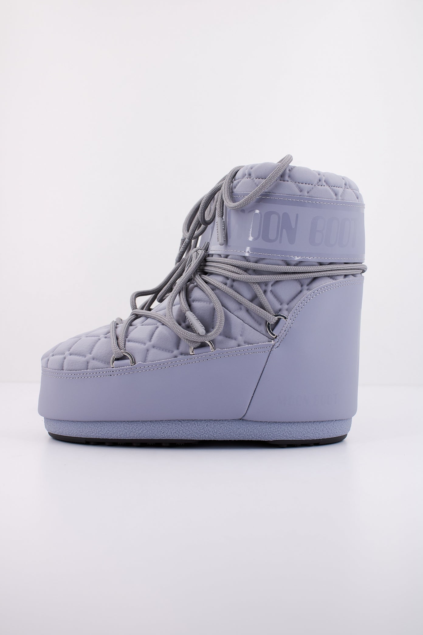 MOON BOOT MB ICON LOW QUILT en color GRIS  (1)