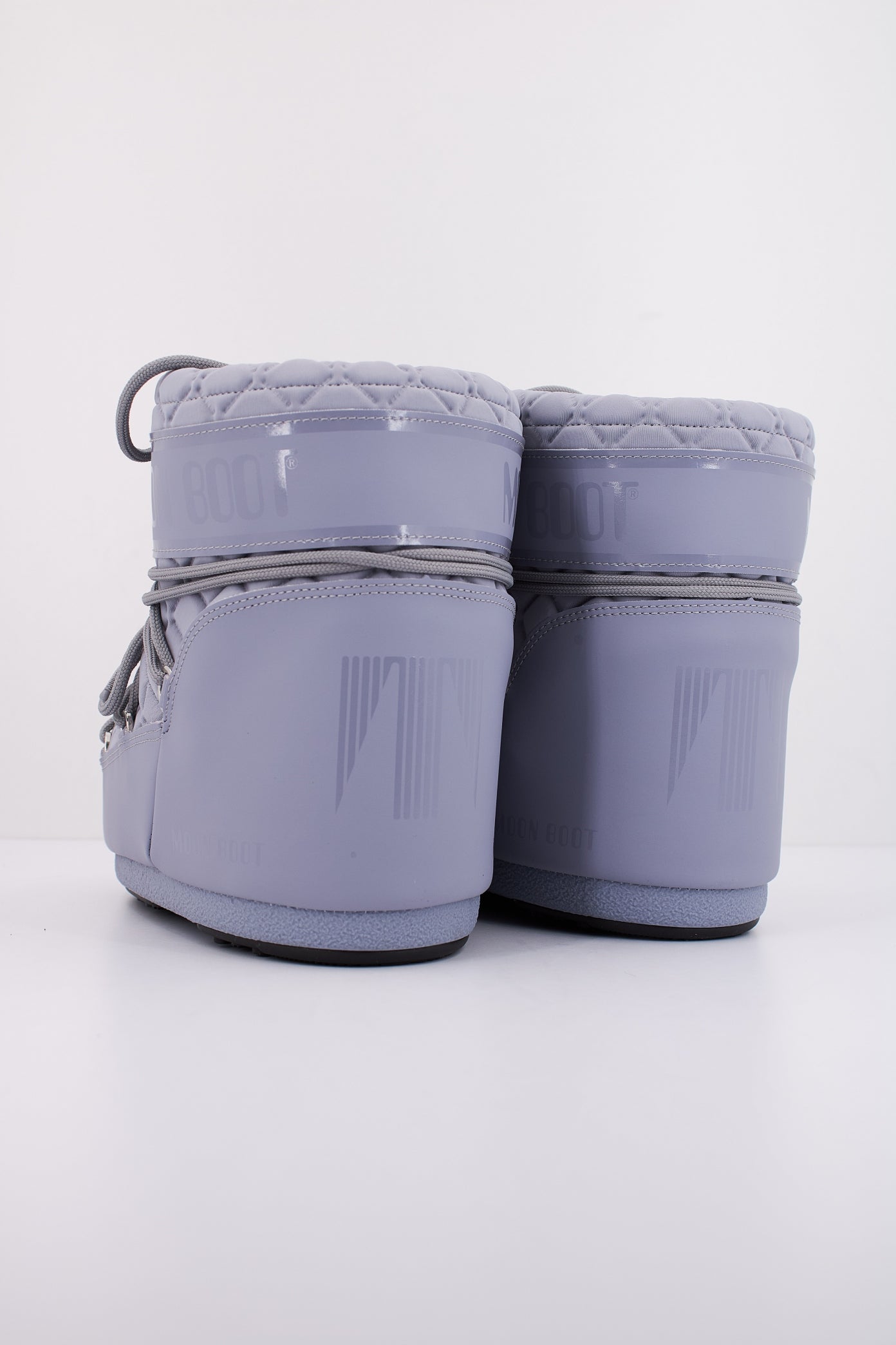 MOON BOOT MB ICON LOW QUILT en color GRIS  (4)