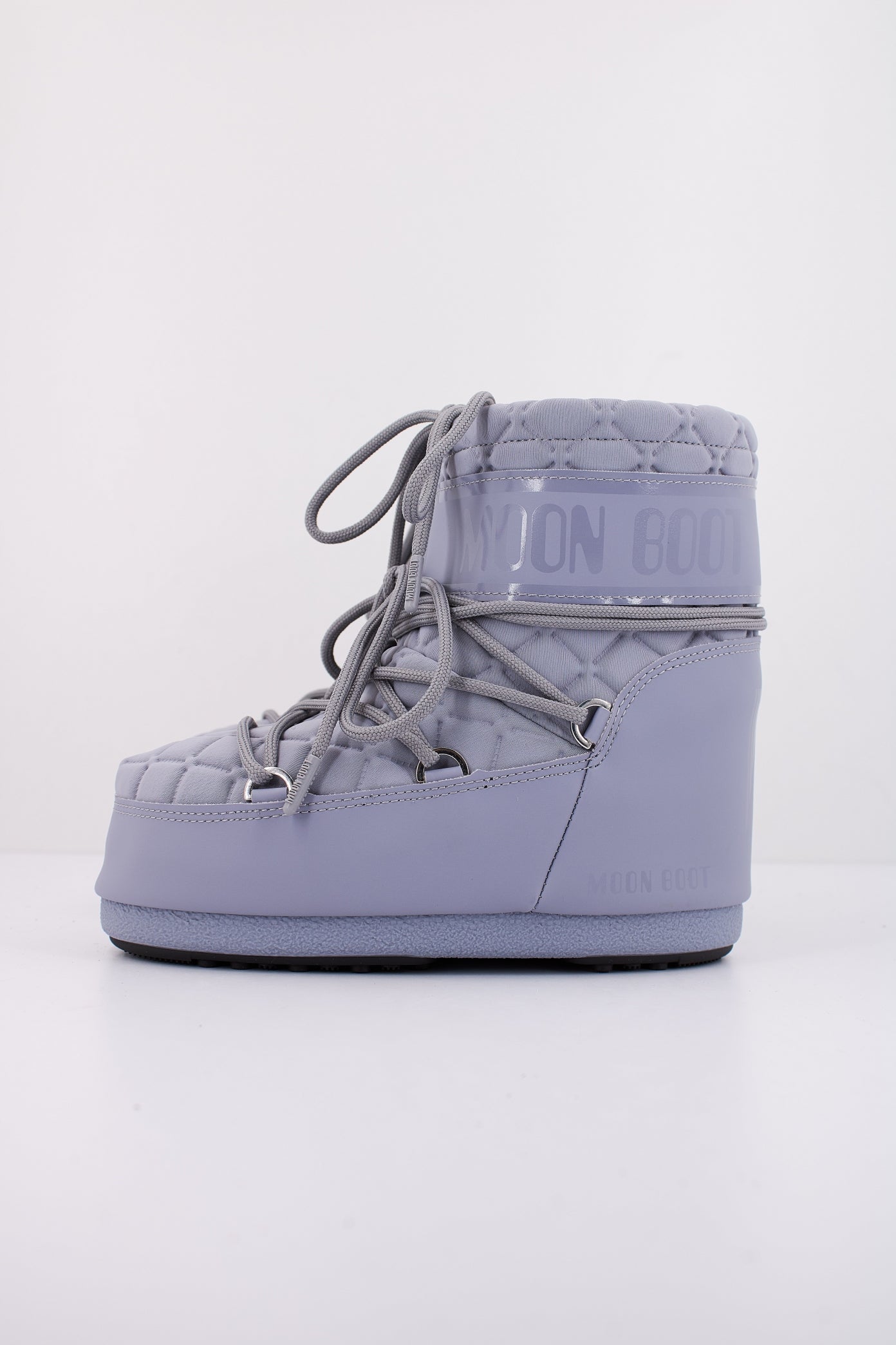 MOON BOOT MB ICON LOW QUIL en color GRIS  (1)