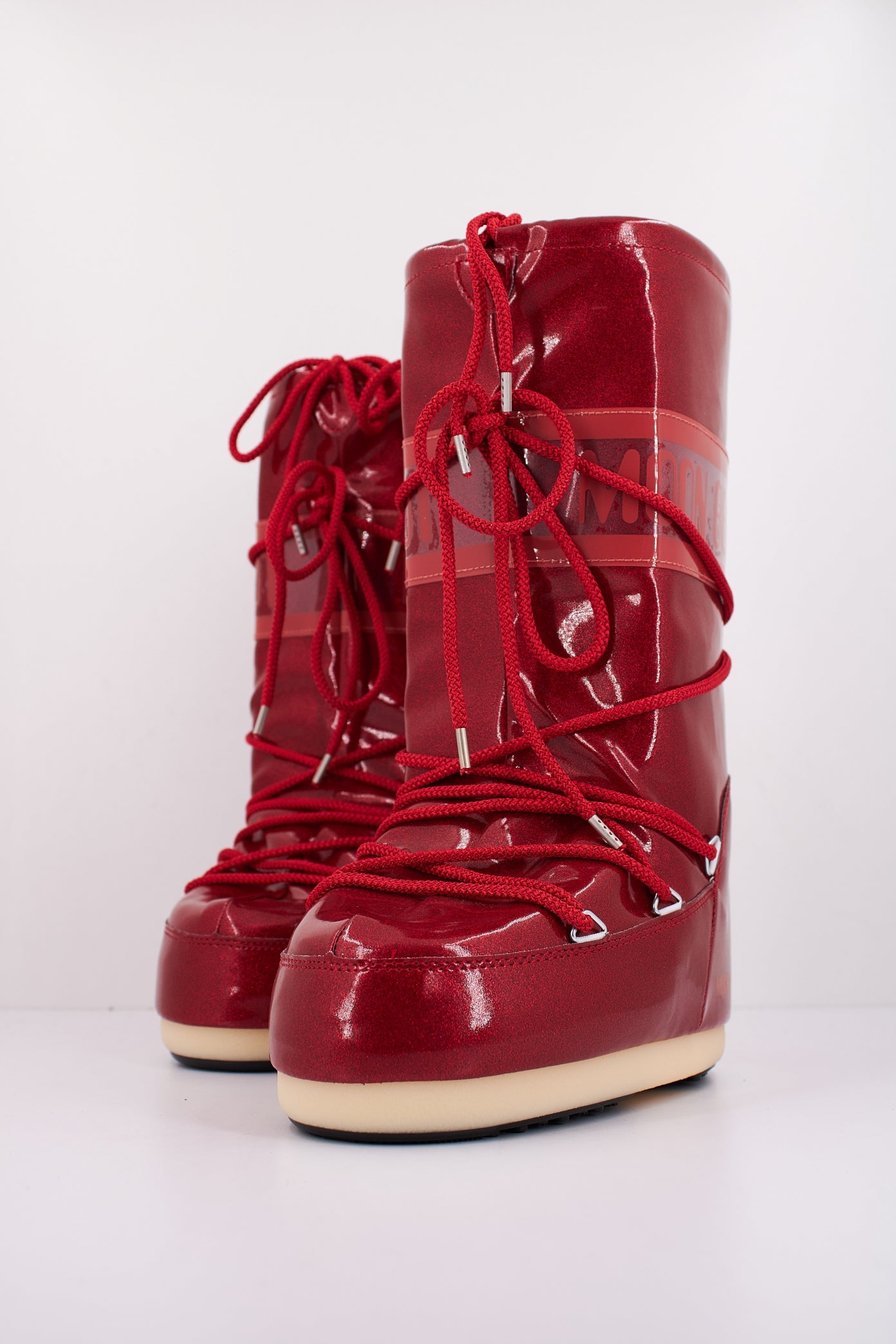 MOON BOOT MB ICON JR GLITTE en color ROJO  (2)