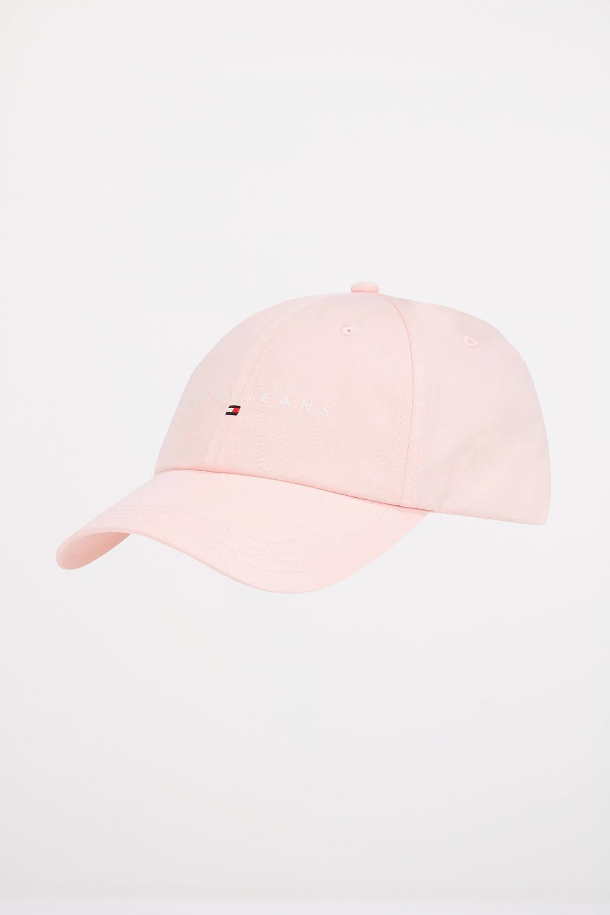 TOMMY JEANS  LINEAR LOGO  PANEL CAP en color ROSA  (1)