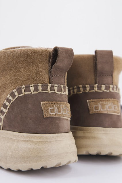 HEY DUDE DENNY SUEDE en color MARRON  (4)