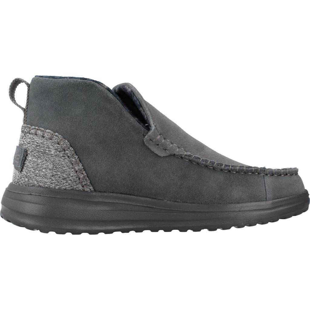 HEY DUDE DENNY SUEDE en color GRIS  (4)