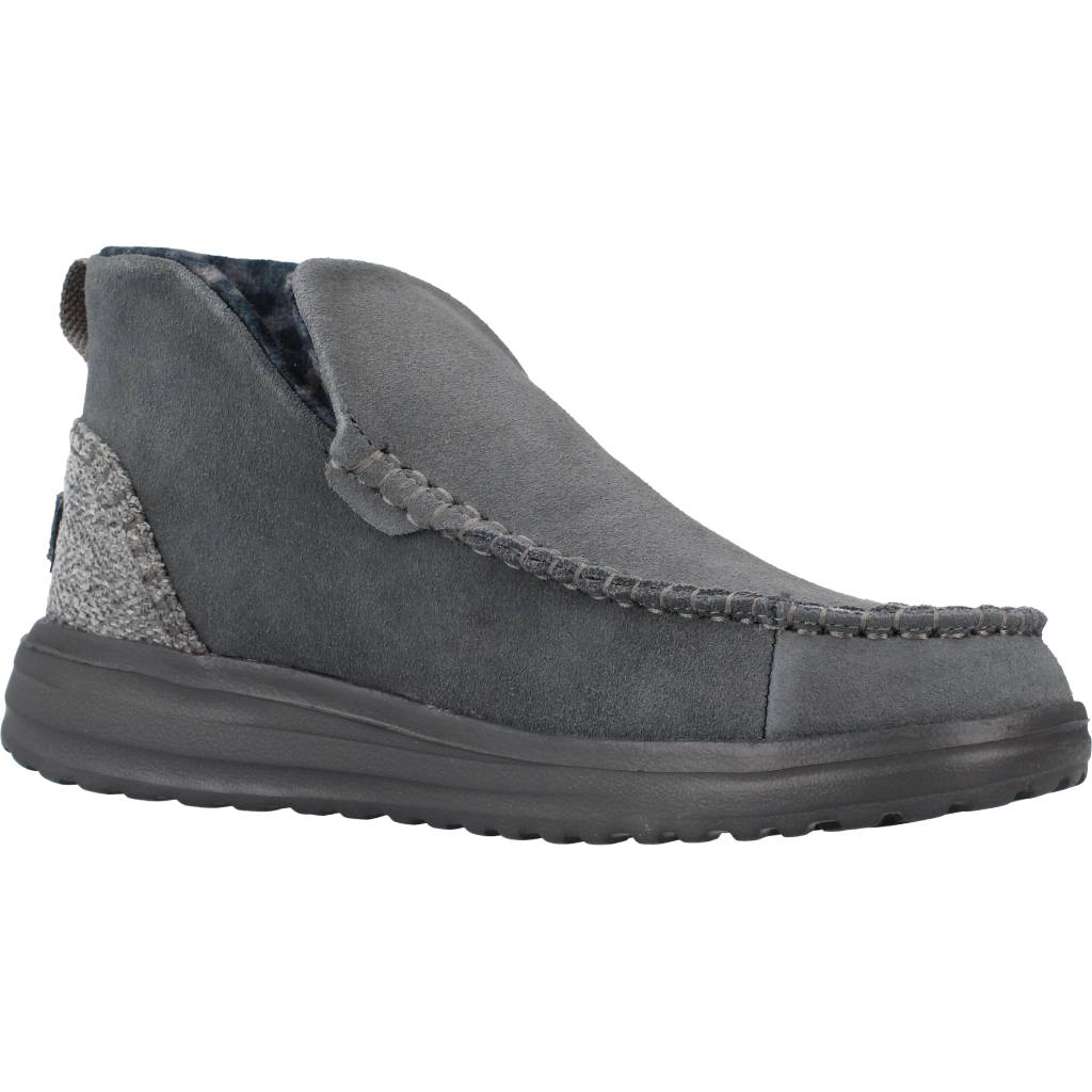 HEY DUDE DENNY SUEDE en color GRIS  (5)