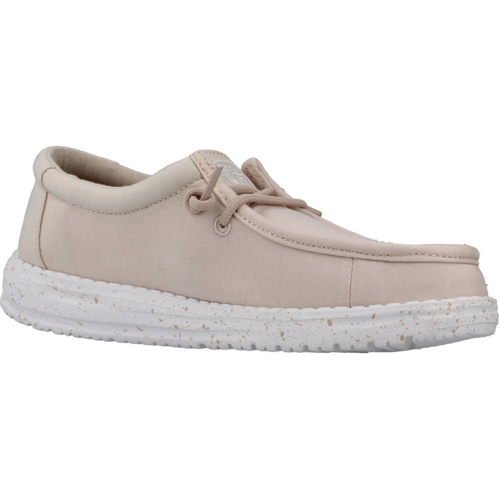 HEY DUDE WALLY YOUTH SLUB CANVAS en color NUDE  (5)