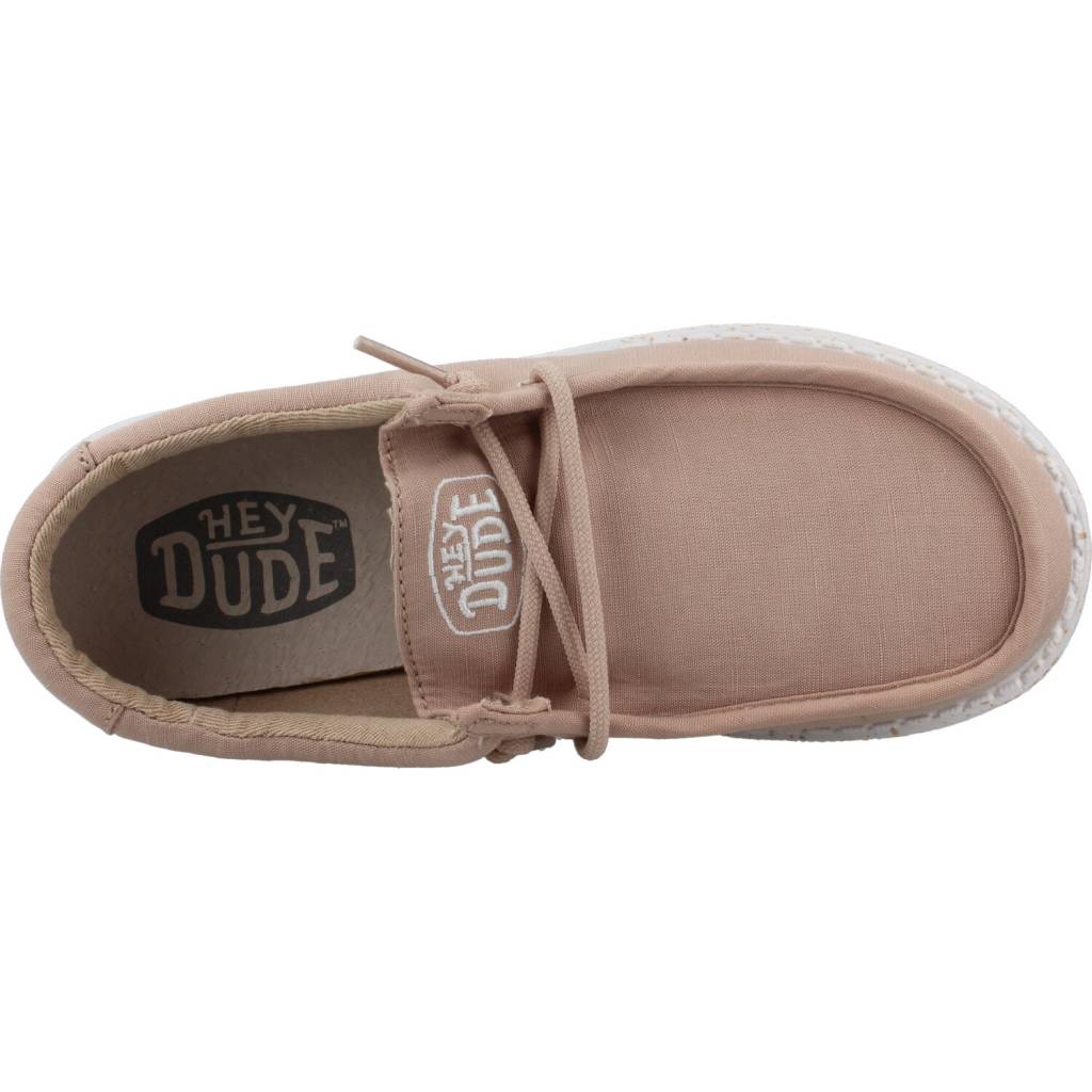 HEY DUDE WALLY YOUTH SLUB CANVAS en color BEIS  (7)