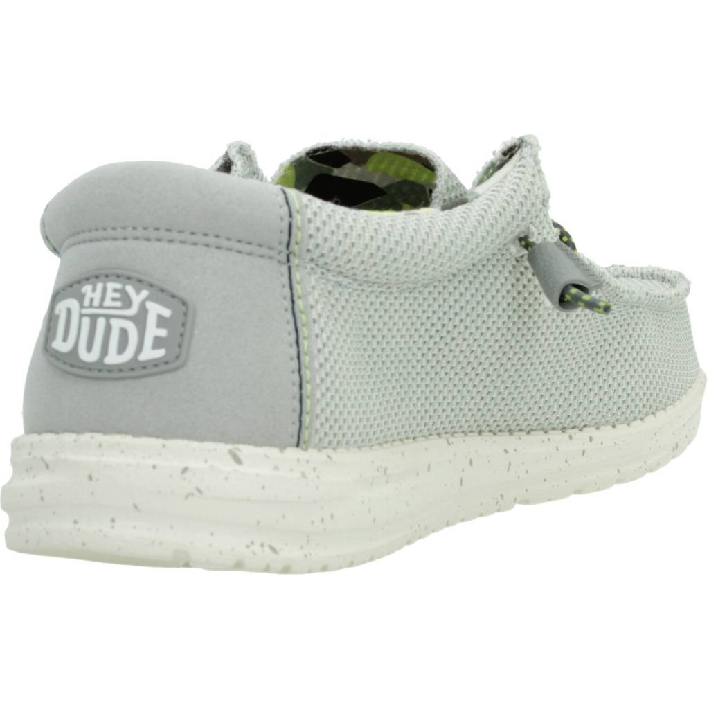 HEY DUDE WALLY SOX TRIPLE NEEDLE en color GRIS  (3)