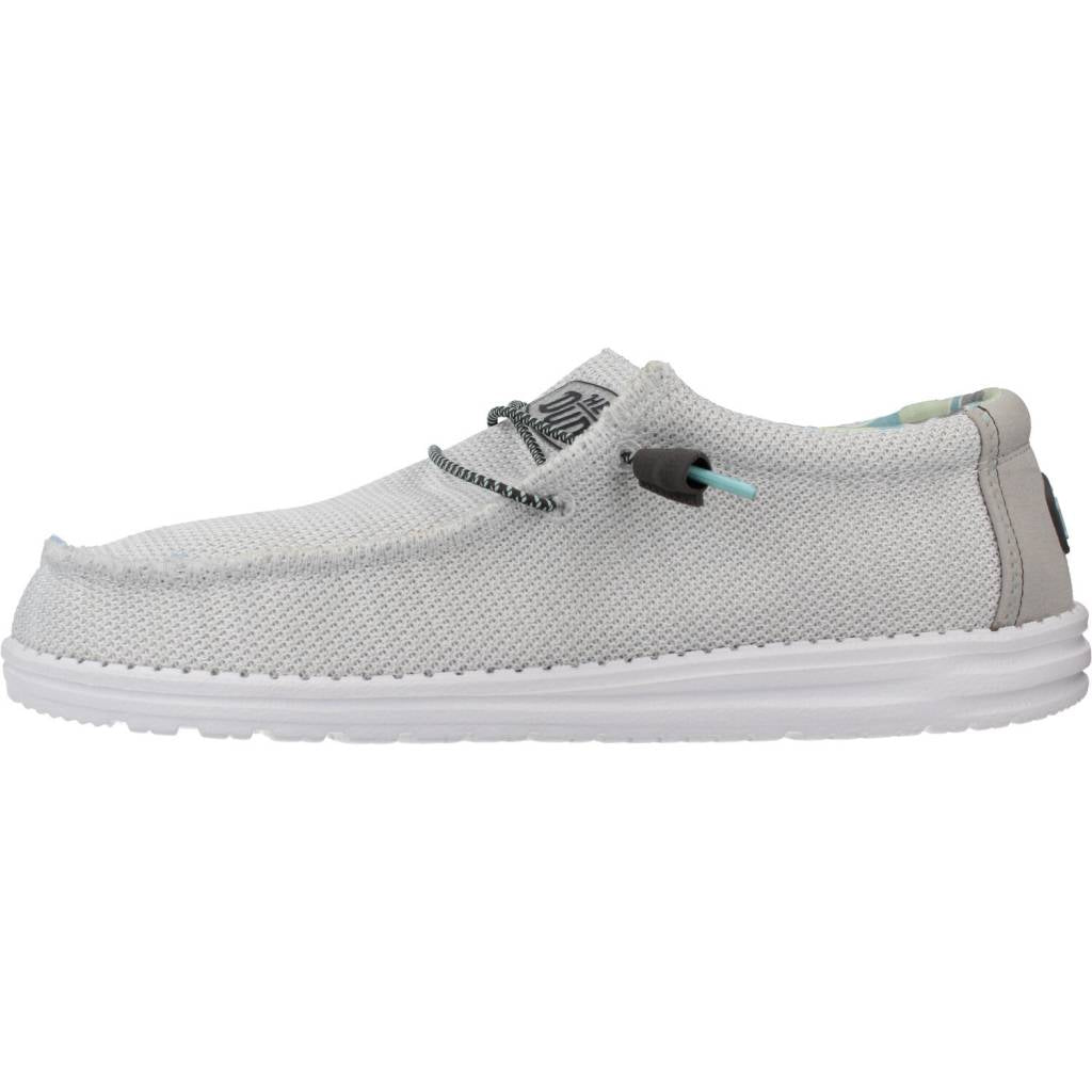 HEY DUDE WALLY SOX TRIPLE NEEDLE en color BLANCO  (2)