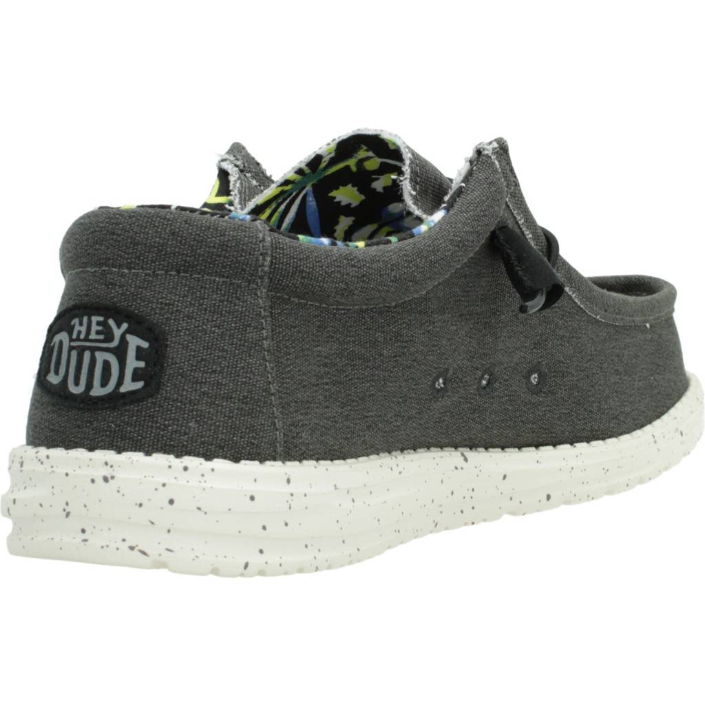 HEY DUDE WALLY STRETCH CANVAS en color NEGRO  (3)