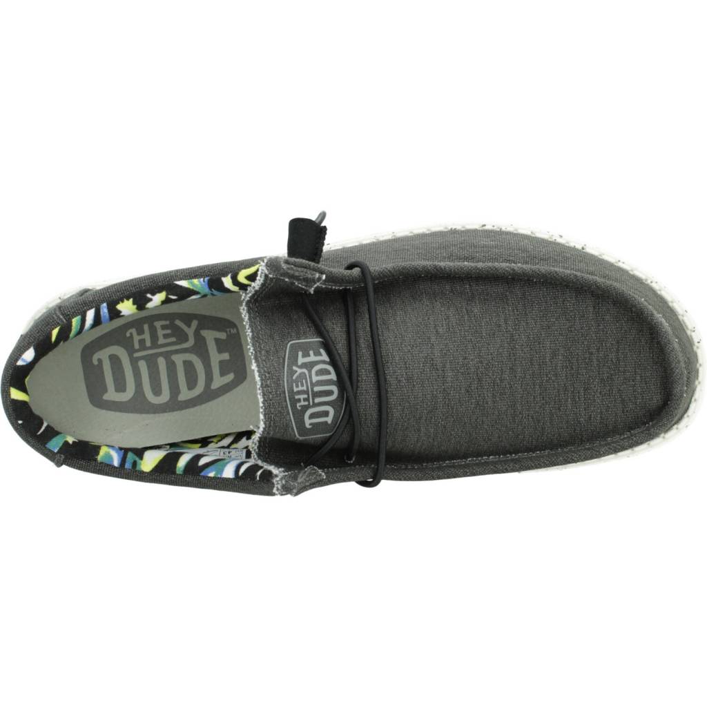 HEY DUDE WALLY STRETCH CANVAS en color NEGRO  (7)