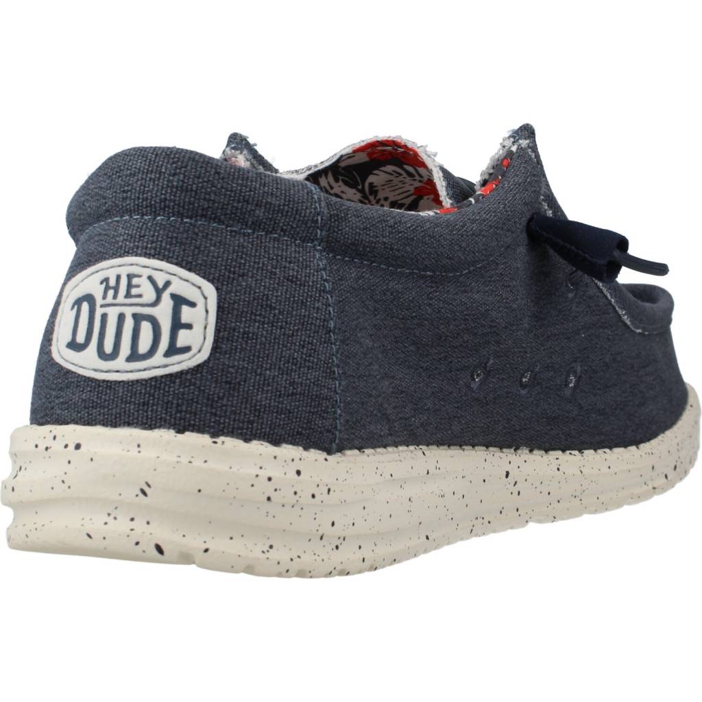 HEY DUDE WALLY STRETCH CANVAS en color AZUL  (3)