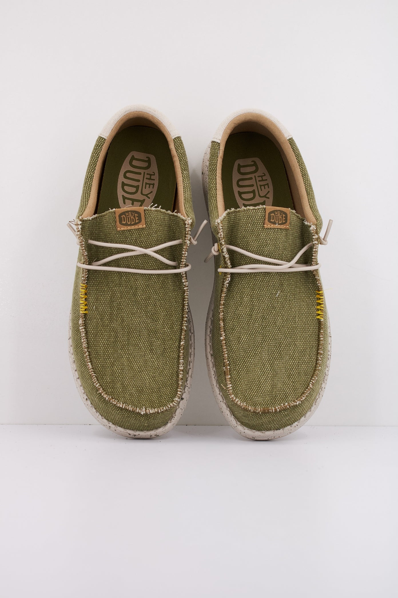 HEY DUDE WALLY COASTLINE JUTE en color VERDE  (3)