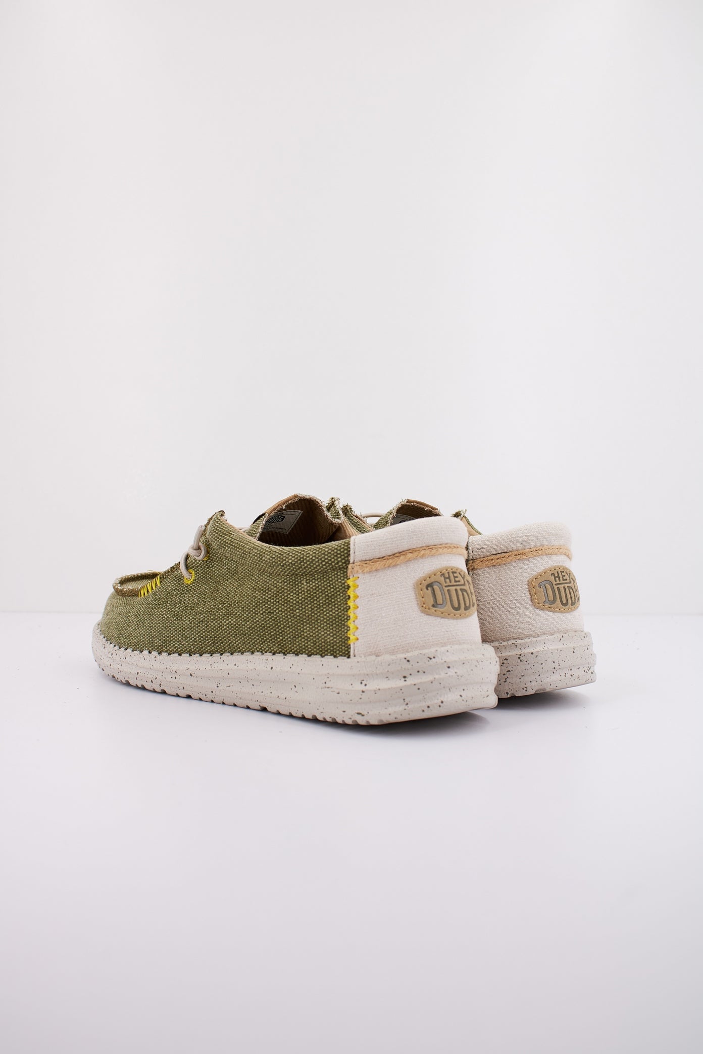 HEY DUDE WALLY COASTLINE JUTE en color VERDE  (4)