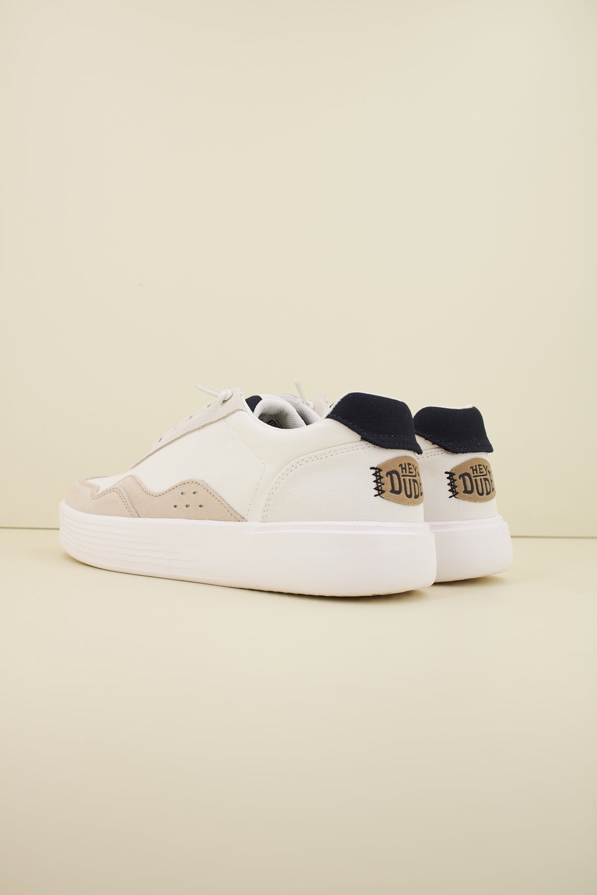 HEY DUDE HUDSON M CANVAS en color BLANCO  (3)