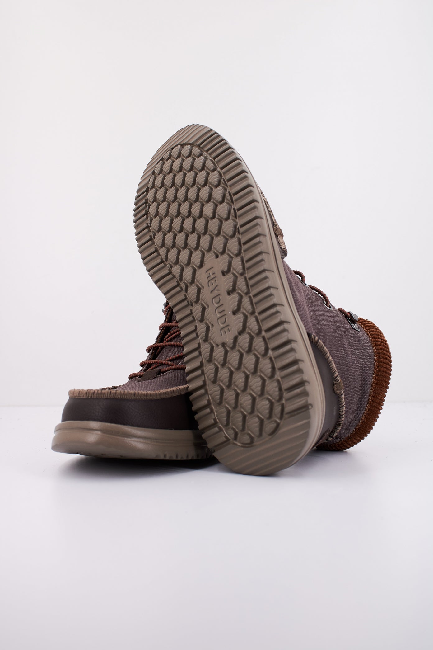 HEY DUDE BRADLEY CORDUROY COLLAR en color MARRON  (5)