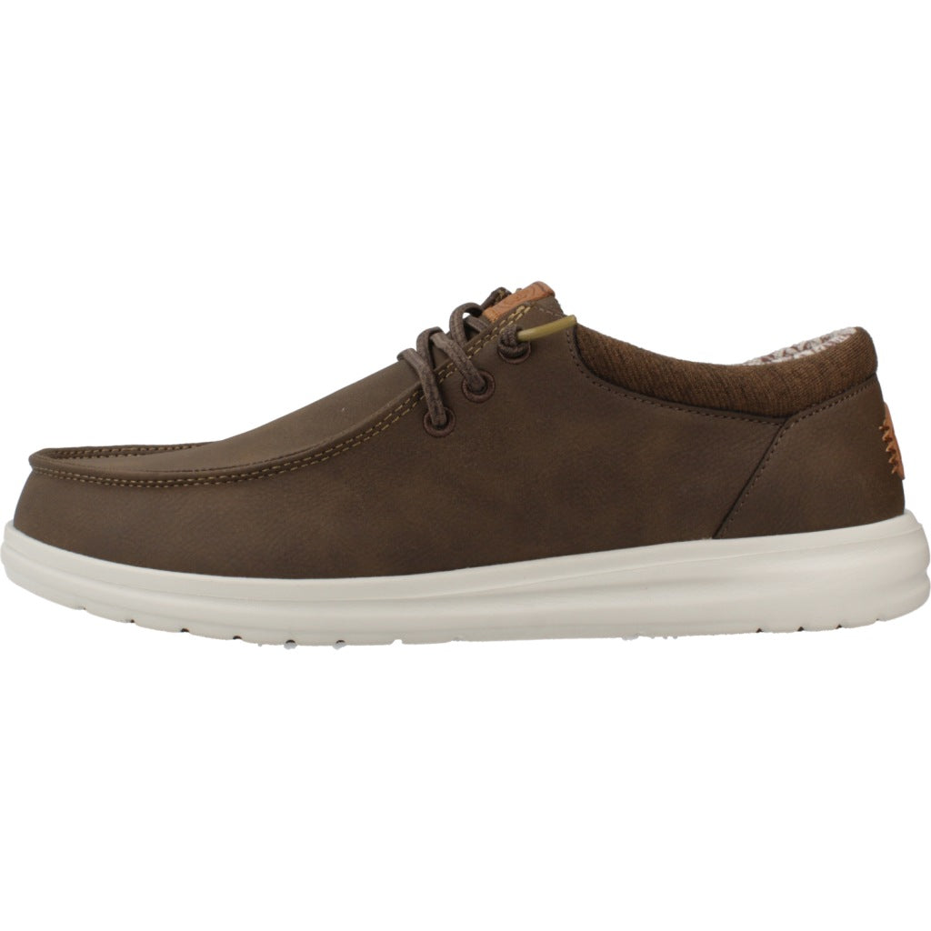 HEY DUDE PAUL CLASSIC en color MARRON  (2)