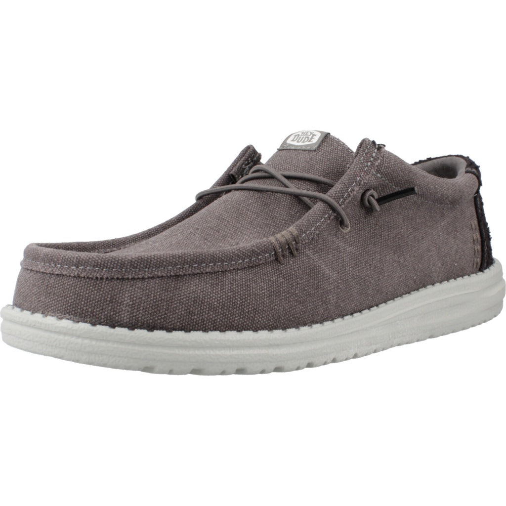 HEY DUDE WALLY WORKWEAR en color GRIS  (1)