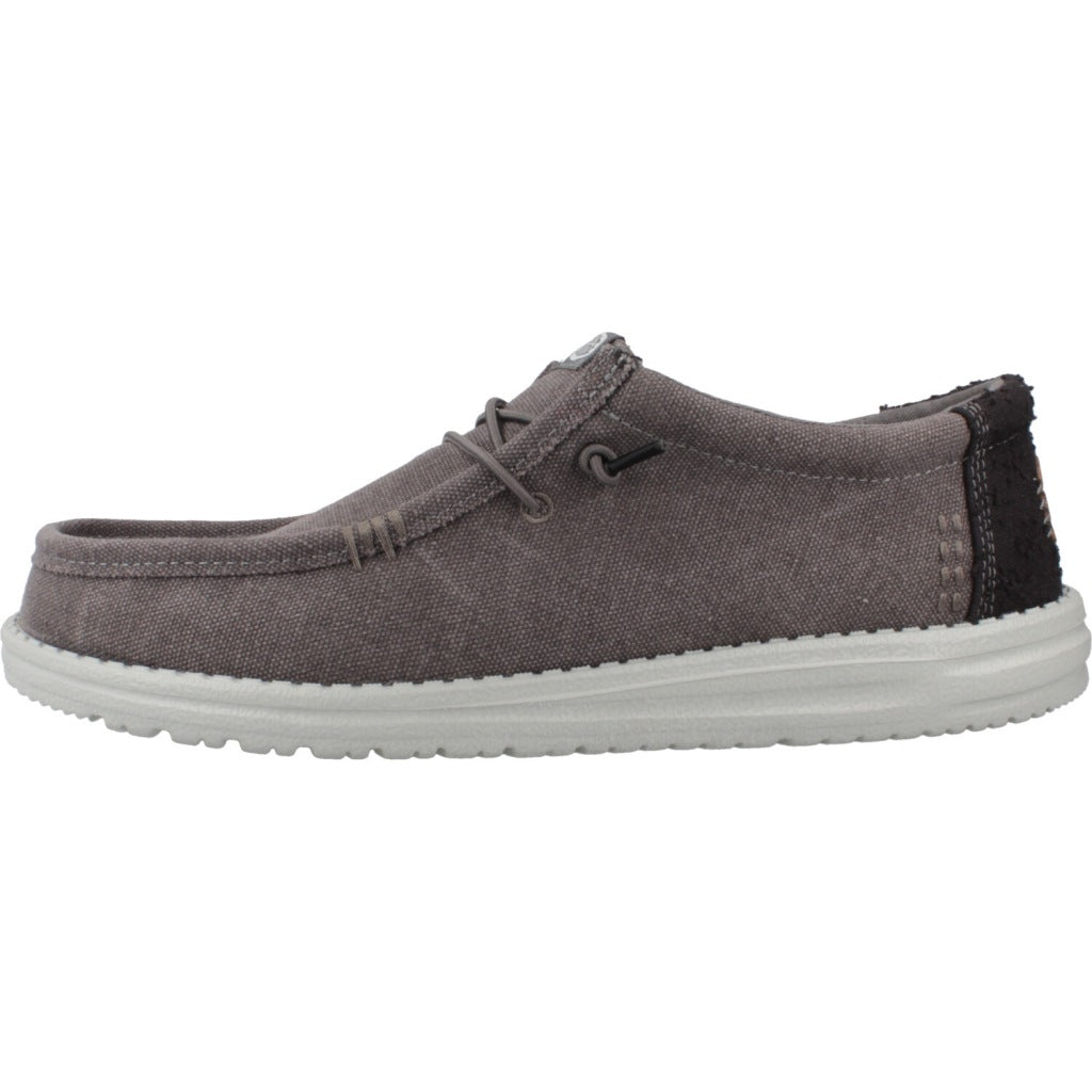 HEY DUDE WALLY WORKWEAR en color GRIS  (2)