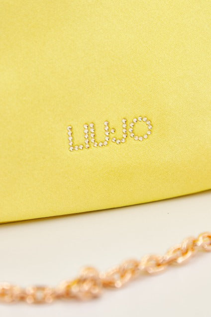 LIU-JO AA T HOBO BAG en color AMARILLO  (4)