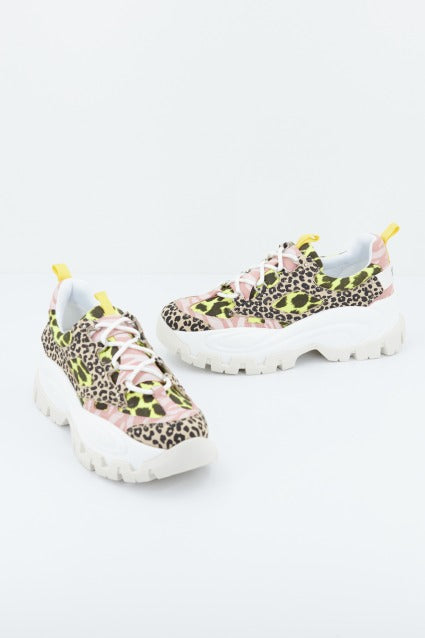 LIU-JO WAVE  - SNEAKER BLAC en color ANIMAL PRINT  (1)