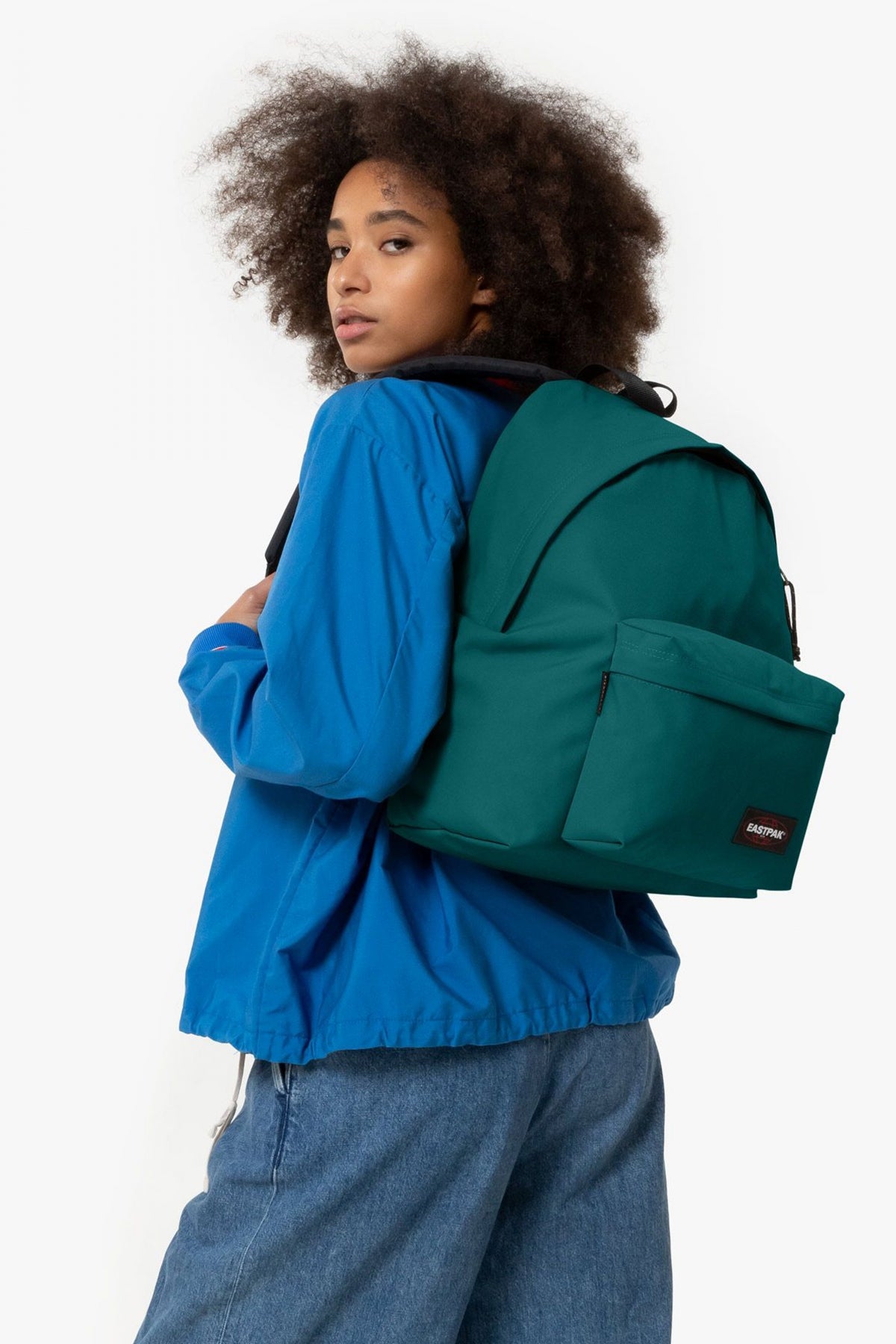 EASTPAK PADDED PAK'R PEACOCK en color VERDE  (2)