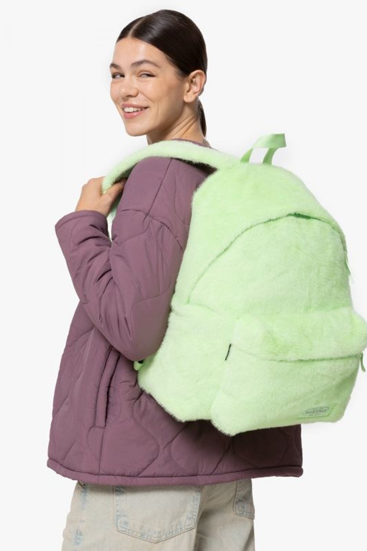 EASTPAK PADDED PAK'R FUZZY en color VERDE  (4)