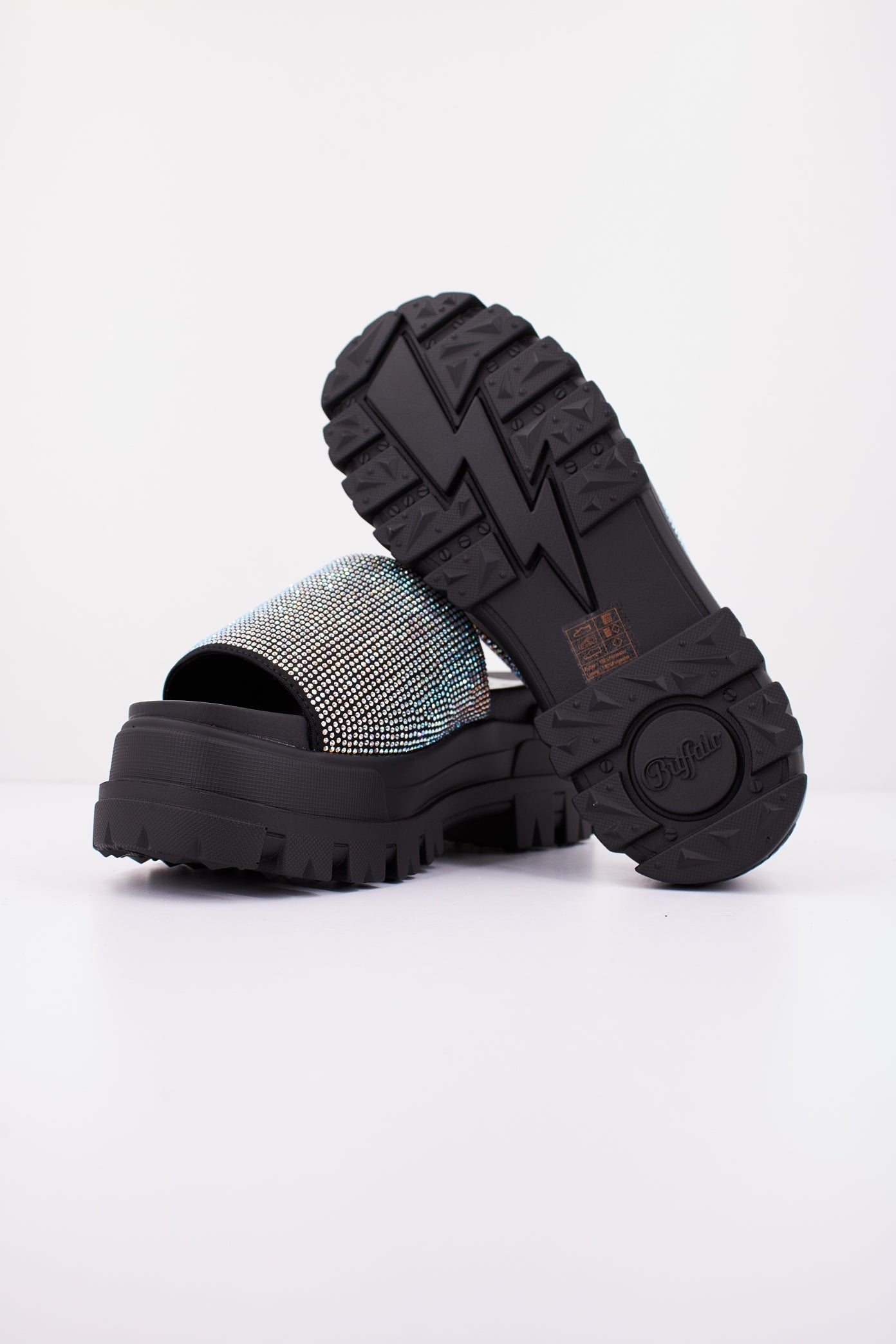 BUFFALO ASPHA SLIDE GLAM en color NEGRO  (4)