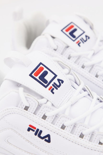 FILA DISRUPTOR LOW en color BLANCO  (3)