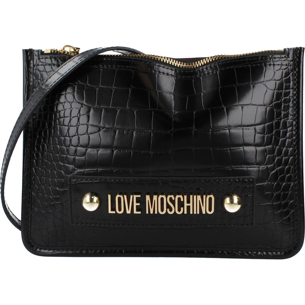 LOVE MOSCHINO CROCO en color NEGRO  (2)