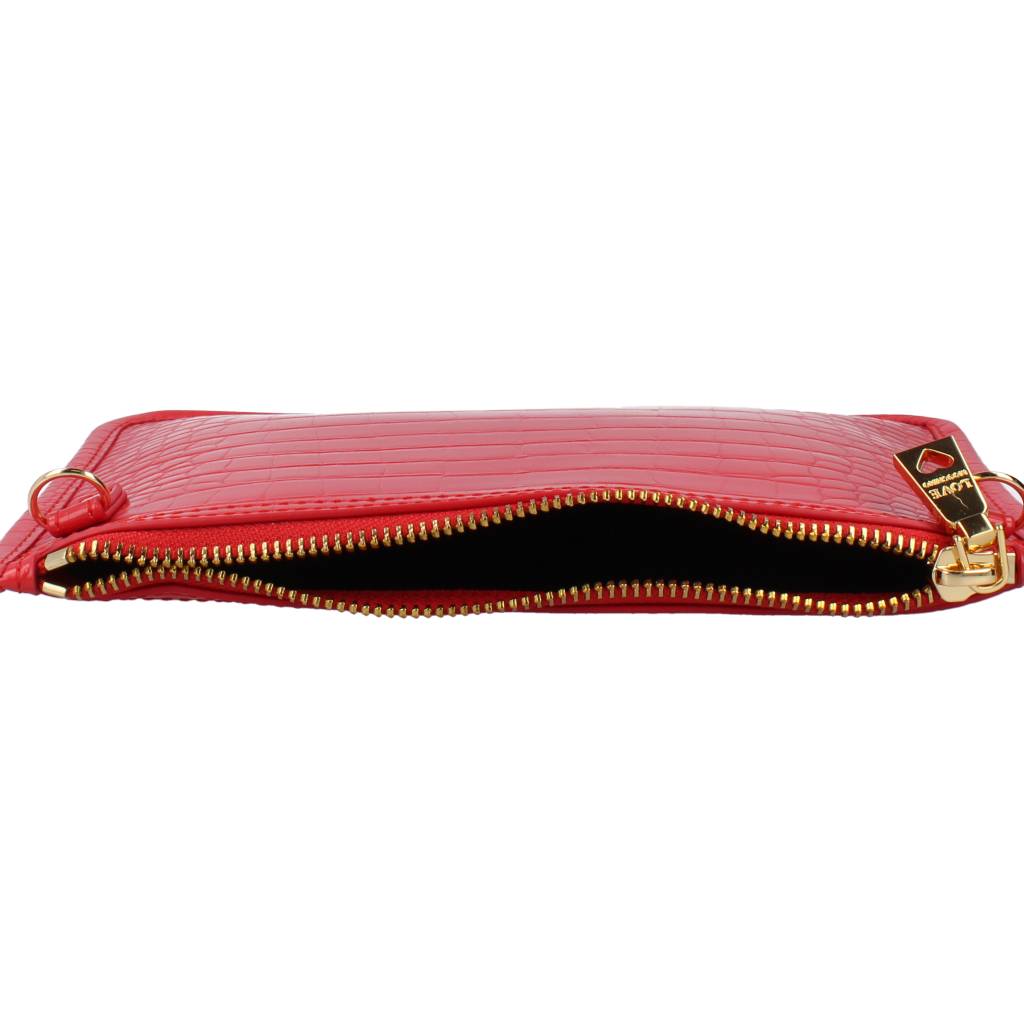 LOVE MOSCHINO CROCO en color ROJO  (5)