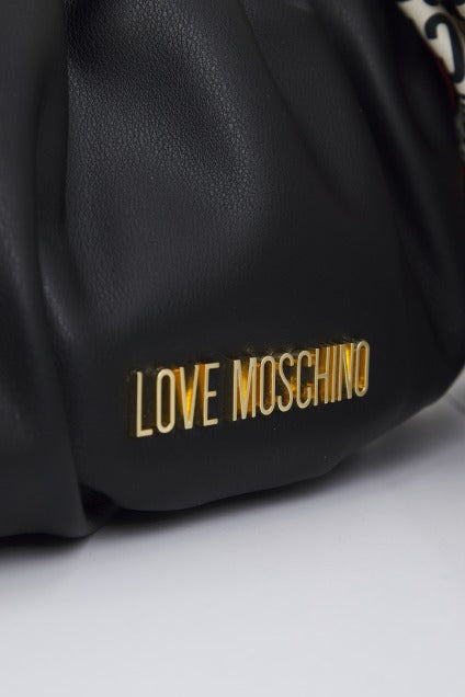 LOVE MOSCHINO JCPPG BORSA PU+SAFFIANO en color NEGRO  (4)